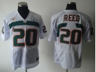 Miami Hurricanes #20 Ed Reed White NCAA Football Jerseys