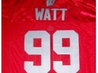 Wisconsin Badgers #99 J.J. Watt Red NCAA Football Jerseys