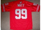 Wisconsin Badgers #99 J.J. Watt Red NCAA Football Jerseys