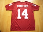 Oklahoma Sooners #14 Sam Bradford Red NCAA Football Jerseys