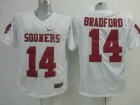 Oklahoma Sooners #14 Sam Bradford White NCAA Football Jerseys