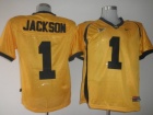 California Golden Bears #1 DeSean Jackson Gloden NCAA Football Jerseys