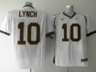 California Golden Bears #10 Marshawn Lynch White NCAA Football Jerseys