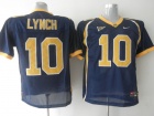 California Golden Bears #10 Marshawn Lynch Blue NCAA Football Jerseys