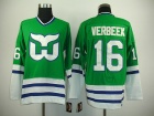 Hartford Whalers #16 Verbeek Green CCM Hockey Jerseys