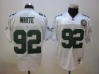 Philadelphia Eagles #92 Reggie White White 1922 Throwback 99th Patch Jerseys