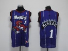 Toronto Raptors #1 Mcgrady Purple Basketball Jersey