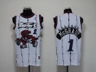 Toronto Raptors #1 Mcgrady White Basketball Jersey