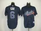 Atlanta Braves #6 COX Blue Cool Base Jersey