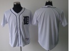 Detroit Tigers Blank White Cool Base Jersey