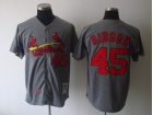 St.Louis Cardinals #45 Gibson Grey M&N Jerseys