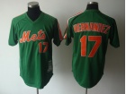 New York Mets #17 Keith Hernandez Green M&N Jersey