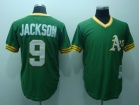 Oakland Athletics #9 Jackson Green M&N 1974 Jerseys