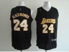 Los Angeles lakers #24 Black Mamba Black NBA Jerseys