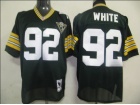 Green Bay Packers #92 REGGIE WHITE 75TH M&N GREEN jersey