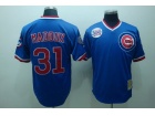 Chicago Cubs #31 MADDUX Mitchell&ness blue jerseys