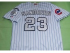 Chicago Cubs #23 SANDBERG 3 PATCHS white jerseys