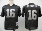 Oakland Raiders #16 JIM PLUNKETT M.N 1980 black jerseys