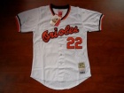 Baltimore Orioles #22 Jim Palmer White Throwback Jerseys