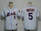 New York Mets #5 David Wright White Cool Base Jerseys