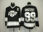 Los Angeles Kings #99 Wayne Gretzky Black Throwback CCM NHL Jersey