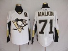 Pittsburgh Penguins #71 Evgeni Malkin White Hockey Jersey