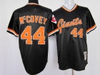 San Francisco Giants #44 Willie McCovey Black M&N  Jersey