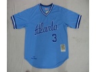 Atlanta Braves #3 Dale Murphy Baby Blue Throwback Jerseys