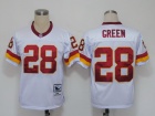 Washington Redskins #28 Darrell Green White Throwback Jersey