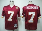 Washington Redskins #7 Theismann Red M&N Jerseys