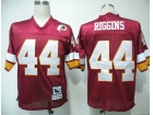 Washington Redskins #44 Riggins Red M&N Jerseys