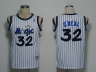 Orlando Magic #32 O'Neal White Hardwood Classics Jersey