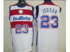 Washington Bullets #23 Jordan White Throwback Swingman Jersey