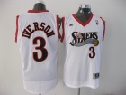 Philadelphia 76ers #3 IVERSON White Swingman Jersey