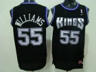 Sacramento Kings #55 Williams Black Swingman Jersey