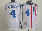 Cincinnati Royals #4 Chris Webber White Swingman Jersey