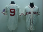 Boston Red Sox #9 Williams Cream M&N Jerseys