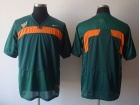 Miami Hurricanes Blank Green NCAA Jerseys