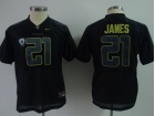 Oregon Ducks #21 LaMichael James Black Kids NCAA Jerseys