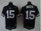 Purdue Boilermakers #15 Drew Brees Black NCAA Football Jerseys