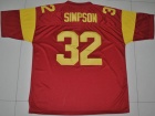 USC Trojans #32 O.J. Simpson Red 1968 Heismen NCAA Jersey