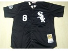 Chicago White Sox #8 Jackson Black M&N Jerseys