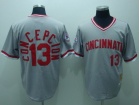 Cincinnati Reds #13  Dave Concepcion Gray M&N Jerseys