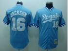 Kansas City Royals #16 Jackson L.Blue M&N Jerseys