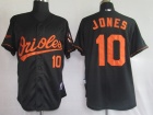 Baltimore Orioles #10 Adam Jones Home Cool Base Black Jersey