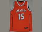 Syracuse Orange #15 Carmelo Anthnoy Orange College Basketball Jersey