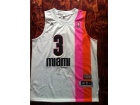 Adidas Miami Floridians #3 Dwyane Wade White ABA Hardwood Classic Swingman Jersey