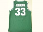 Michigan State Spartans #33 Magic Johnson Green College Hardwood Legends Jerseys