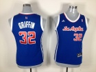 Los Angeles Clippers #32 GRIFFIN Blue Women Jersey