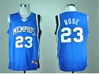 Memphis Tigers #23 Derrick Rose Blue Jersey